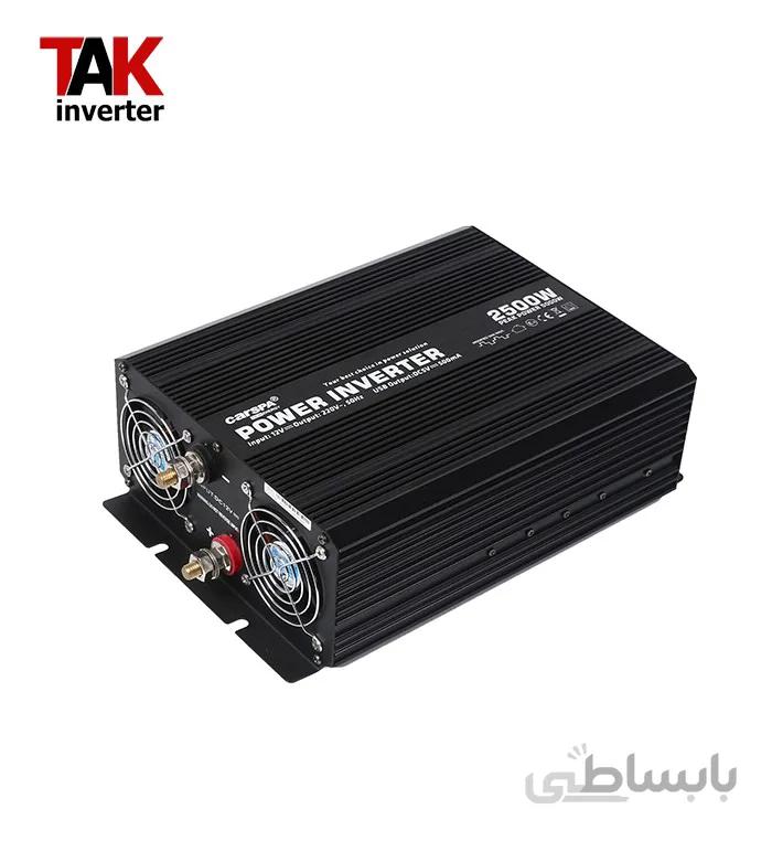 اینورتر خورشیدی 2500 وات شبه سینوسی کارسپا 24 ولت به 220 ولت ا inverter solar 2500 watt carspa 24v