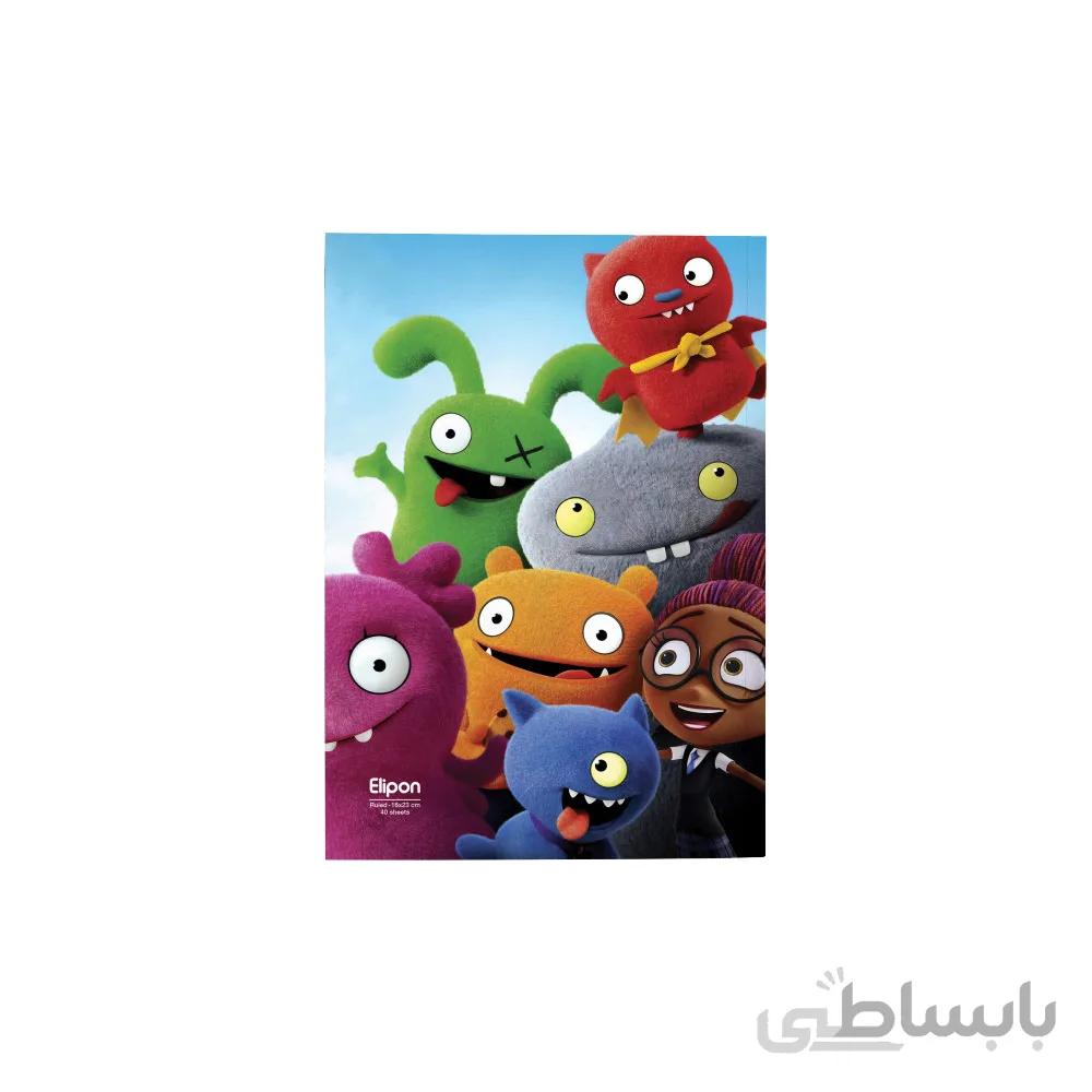 دفتر مشق 40 برگ ته چسب الیپون کد 2921310