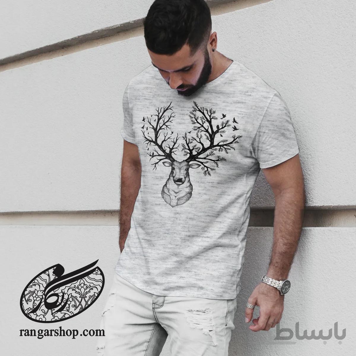 تیشرت مدل گوزن