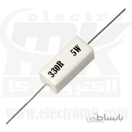 مقاومت آجری ۵وات ۳۳۰اهم