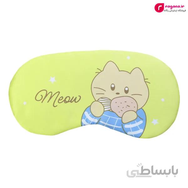 چشم بند کمپرس دار طرح گربه meow کد R215316
