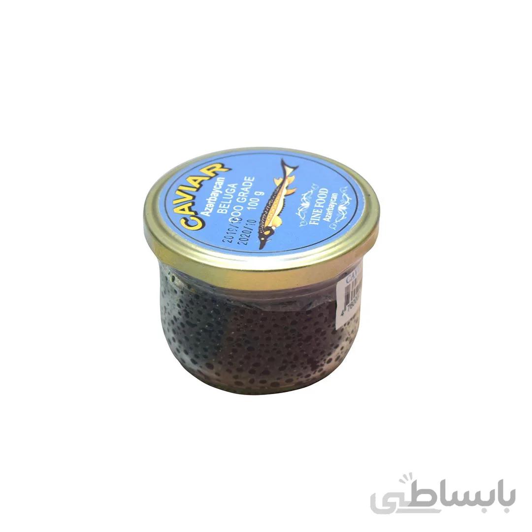 خاویار شیشه ای آذربایجانی بلوگا Beluga