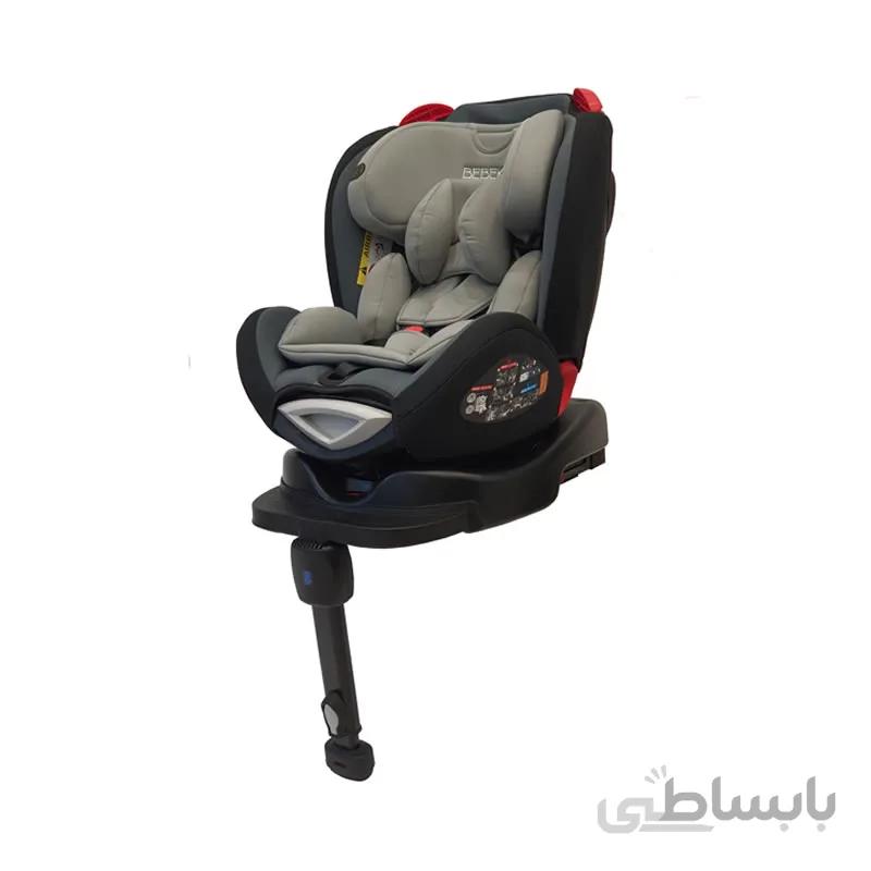صندلی ماشین 360 درجه مدل Ks20 مشکی طوسی روشن ببکو Bebeko