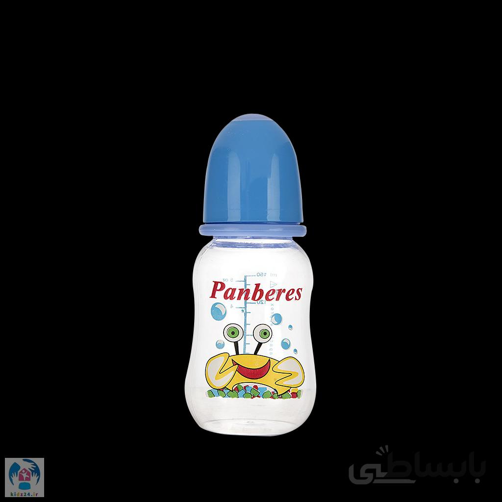 شیشه شیر متوسط مدل شادی پنبه ریز ۱۵۰ میلی لیتر