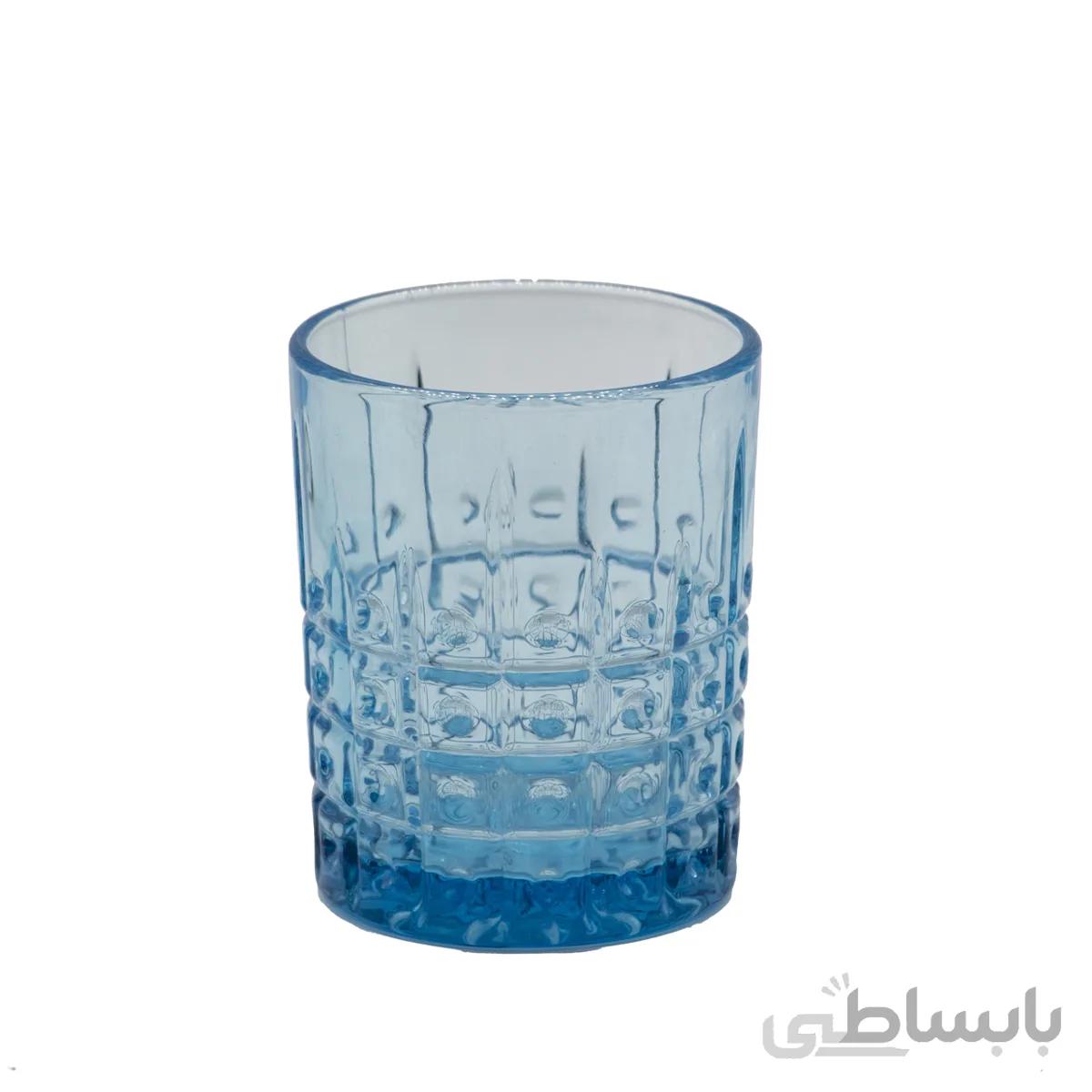 لیوان کوتاه مدل کریستال رنگی مجموعه 6 عددی