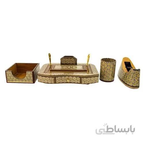 ست میز اداری خاتم کاری
