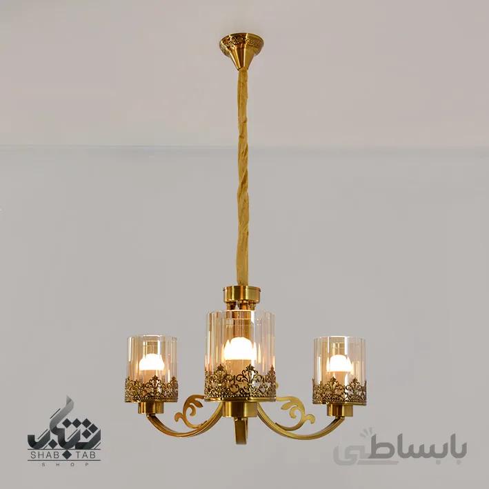 لوستر آویز سه شعله استار کد 6619/3