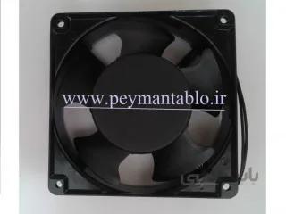 فن تابلوئی 12 ولت DC به ابعاد (8*8) سانتیمتر (دوسیمه)