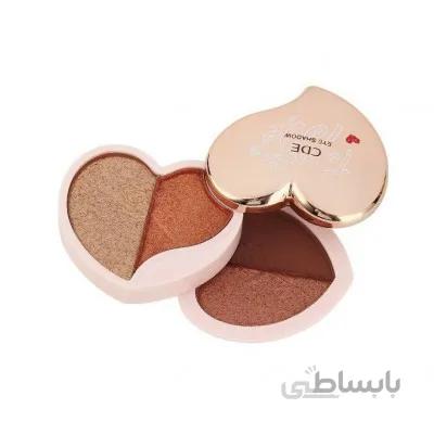 پالت سایه قلبی مای لاو دو طبقه CDE Eyeshadow My Love