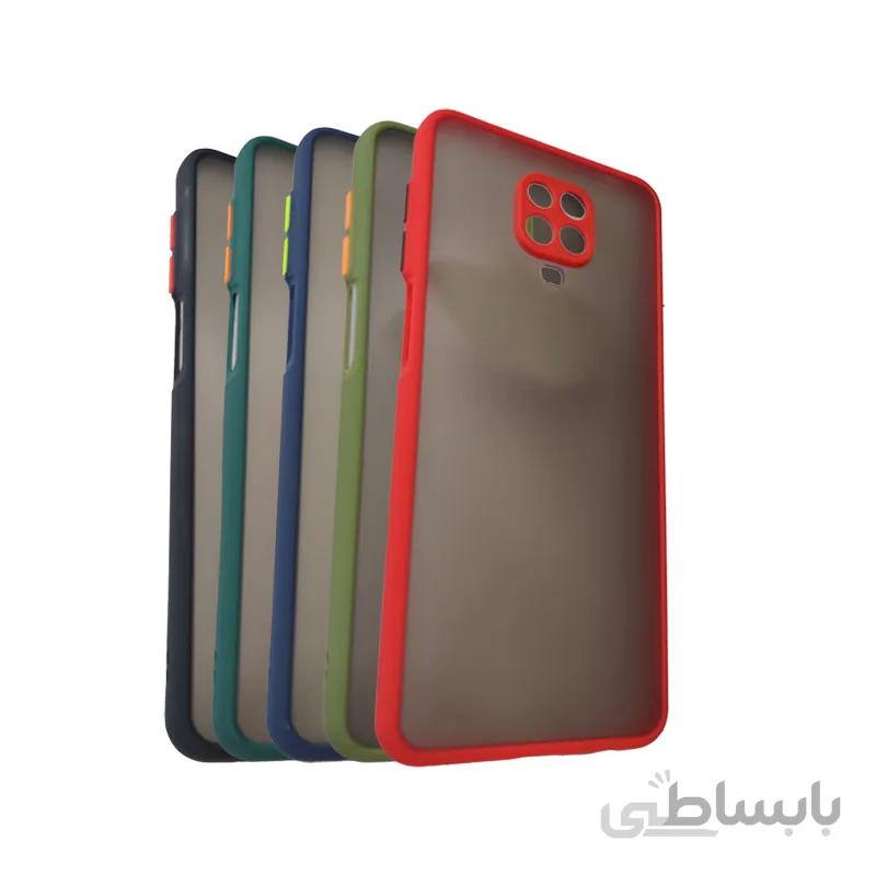 کاور شیائومی RM note 9pro پشت مات محافظ لنز دار