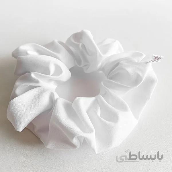 اسکرانچی کتان سفید ا Scrunchies