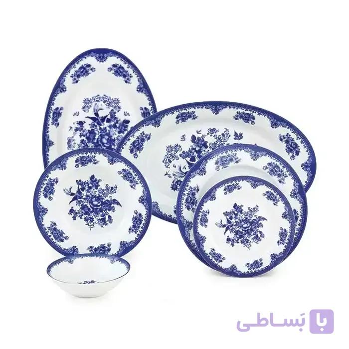 سرویس 6 نفره غذاخوری ایتالیا اف چینی زرین طرح فلورانس