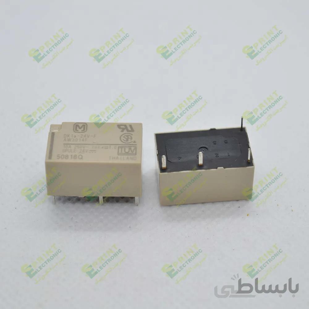 رله 24 ولت مینیاتوری 4 پایه 10 آمپر NAIS DK1A-24V-F