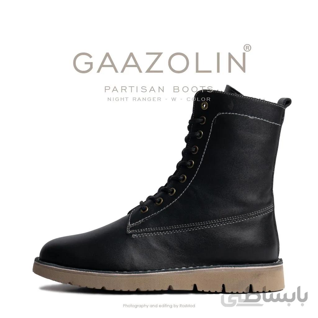 بوت پارتیزان گازولین مشکی شِبرو – GAAZOLIN Partisan Boots Night Ranger W