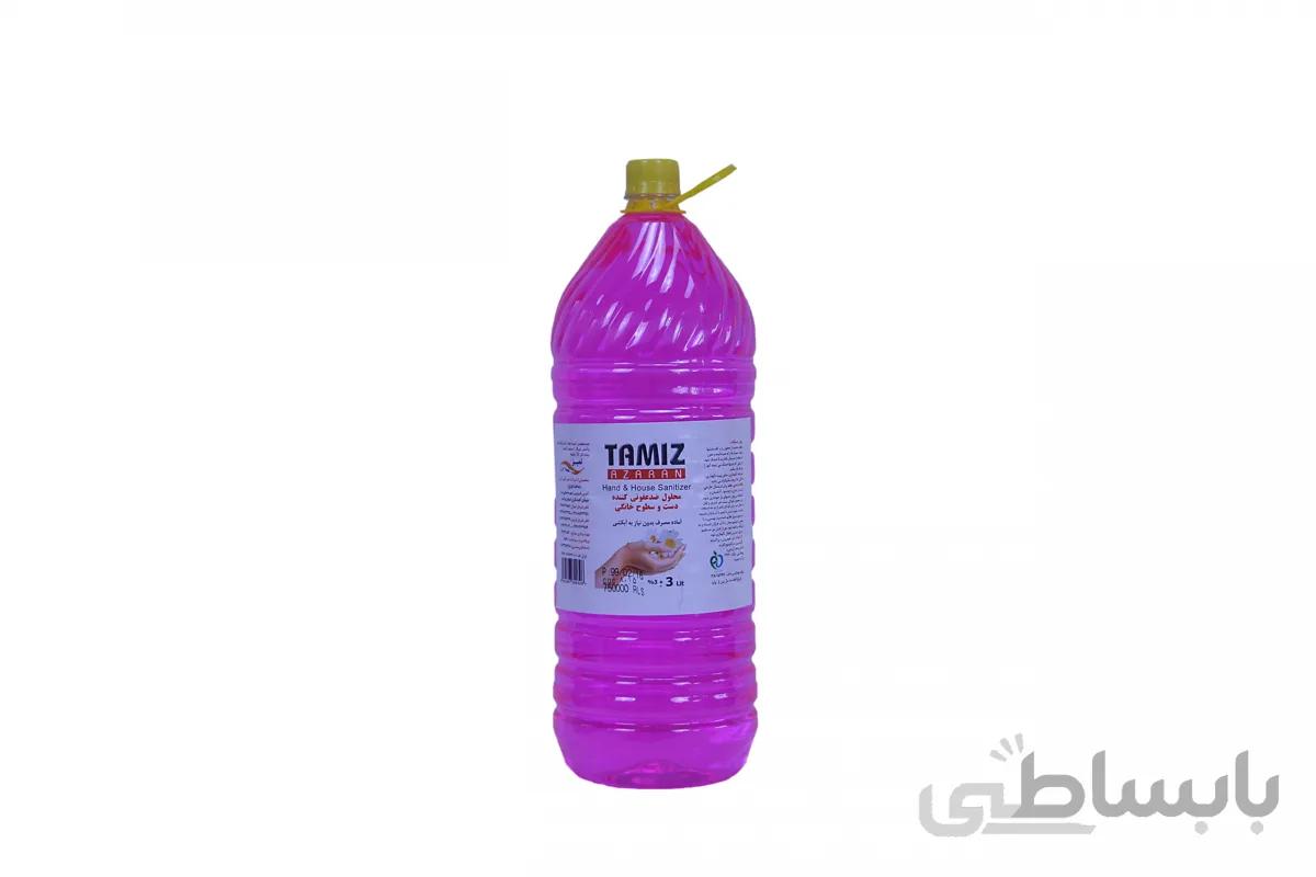 ضد عفونی کننده غیر الکلی 3 لیتری تمیز