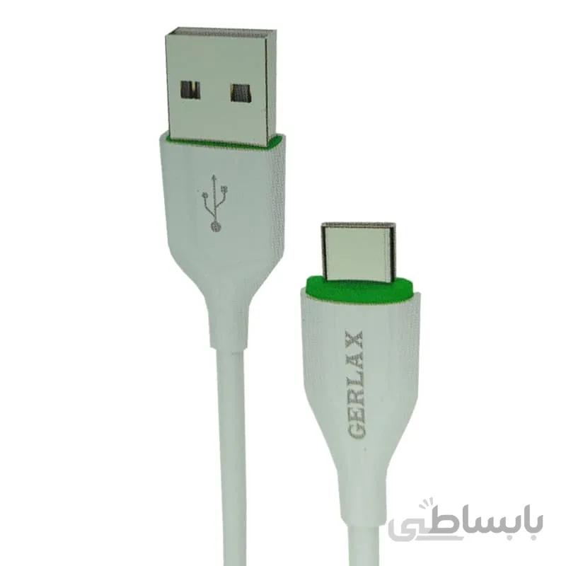 کابل تبدیل USB به USB-C جرلکس مدل GD-11 کد 672 به طول 1 متر