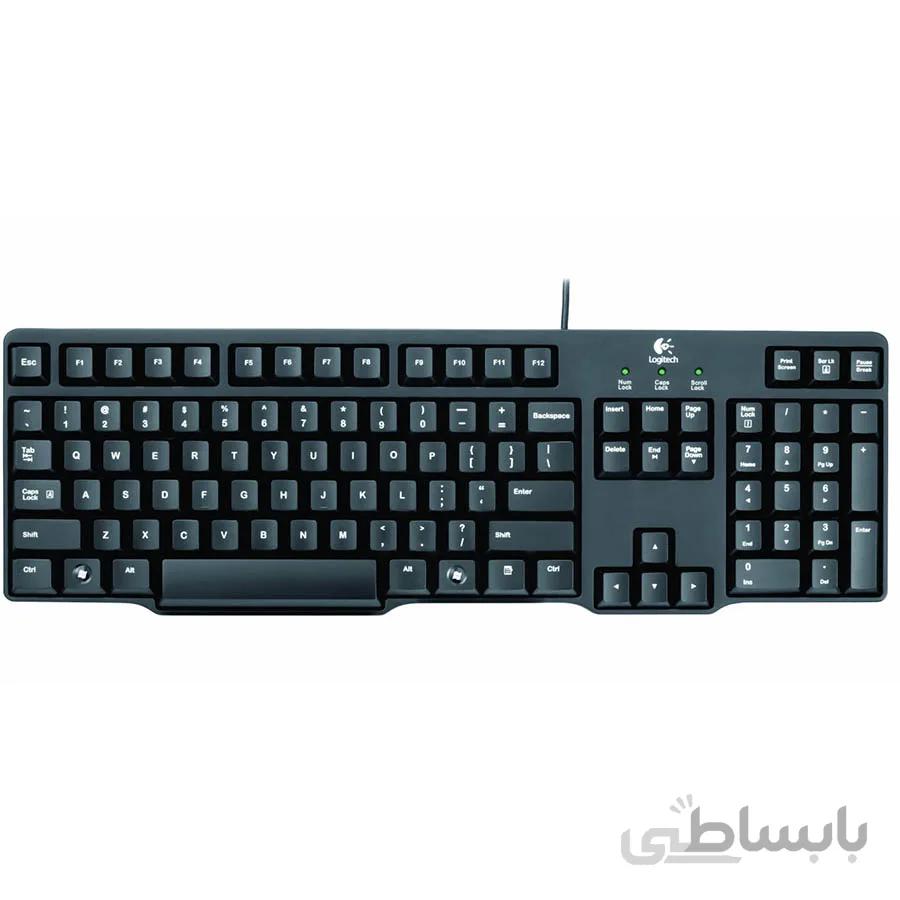 Logitech K100 Classic PS2 Keyboard ا کیبورد باسیم لاجیتک مدل K100