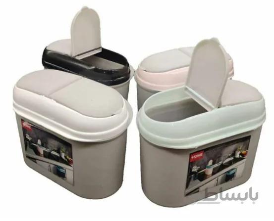 سطل زباله ی کابینتی درب دوطرفه
