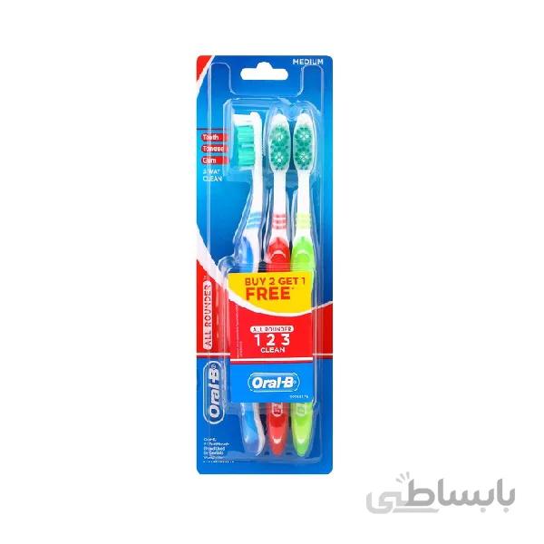 مسواك سه قلو اورآل بی - Oral-B مدل 3-2-1