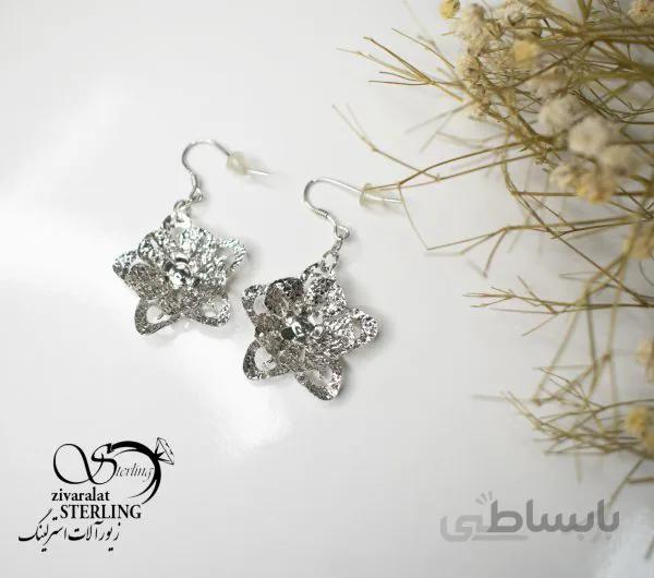 گوشواره نقره کد 180571