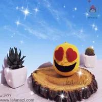 عروسک بافتنی آویز ایموجی ( کد 90001 )