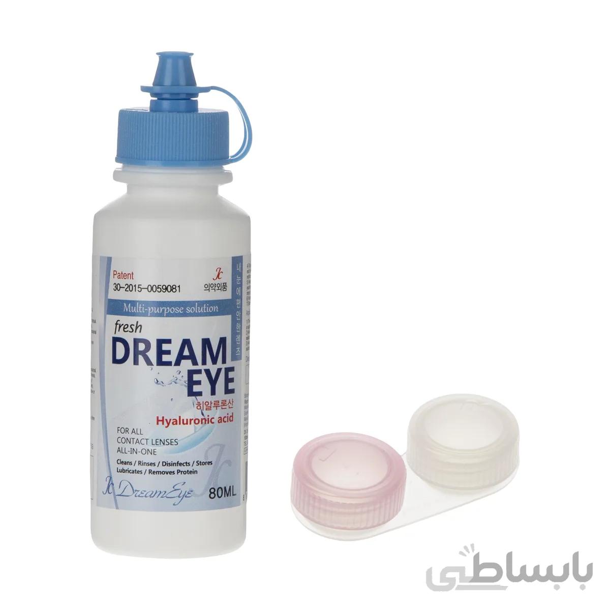 محلول شستشوی لنز دیریم آی 80 میل ا Dream Eye Contact Lens Solution 80ml