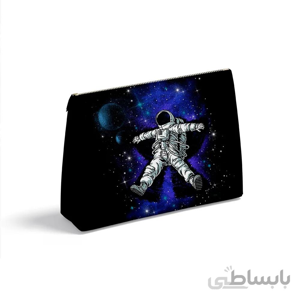 کیف لوازم آرایش طرح فضانورد