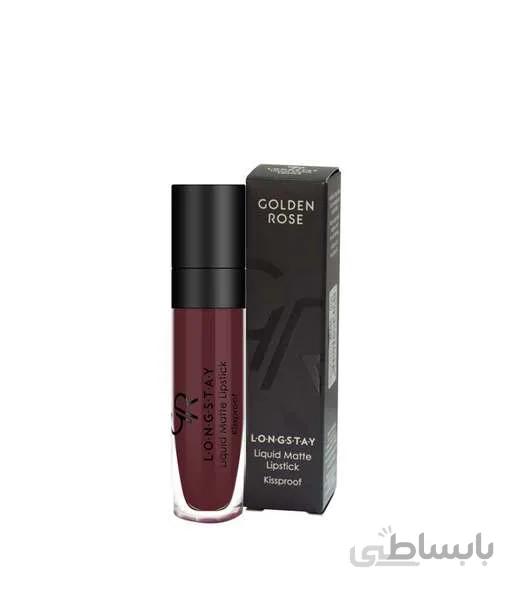 رژلب مات مایع بادوام گلدن رز شماره 26 GOLDEN ROSE ا شناسه کالا: 2128