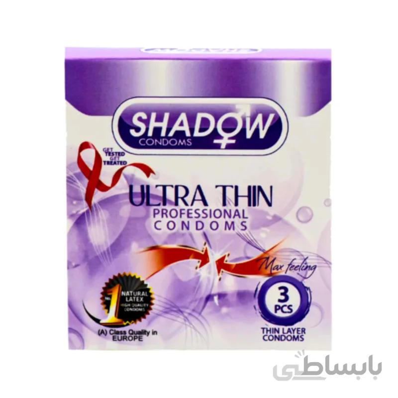 کاندوم شادو مدل ULTRA THIN بسته 3 عددی