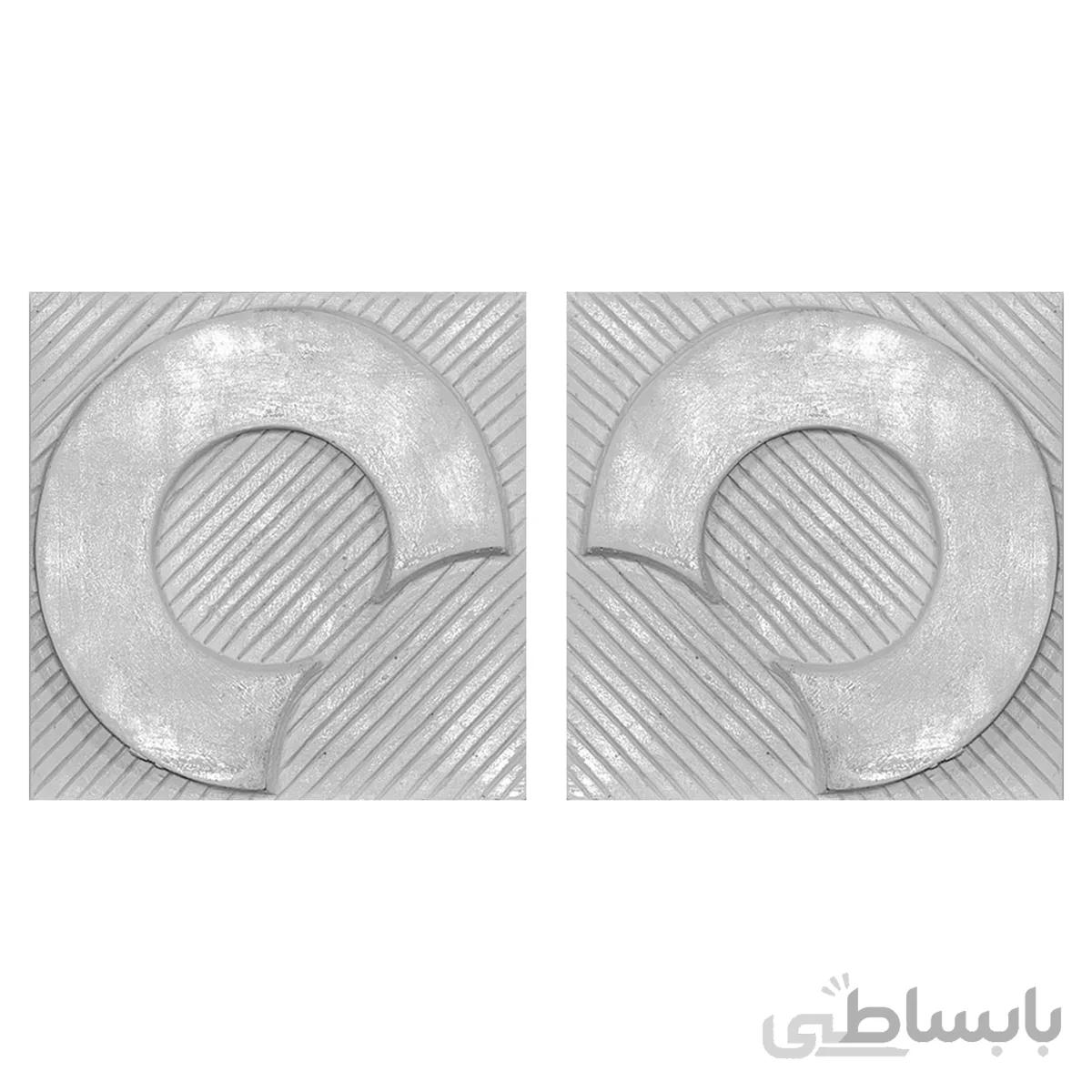 دیوارپوش تندیس و پیکره شهریار مدل امای کد W1010 14 بسته 2 عددی