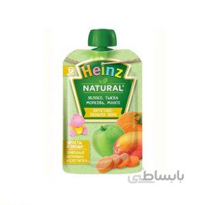 پوره ساندیسی سیب و انبه و هویج و کدو حلوایی هاینز Heinz