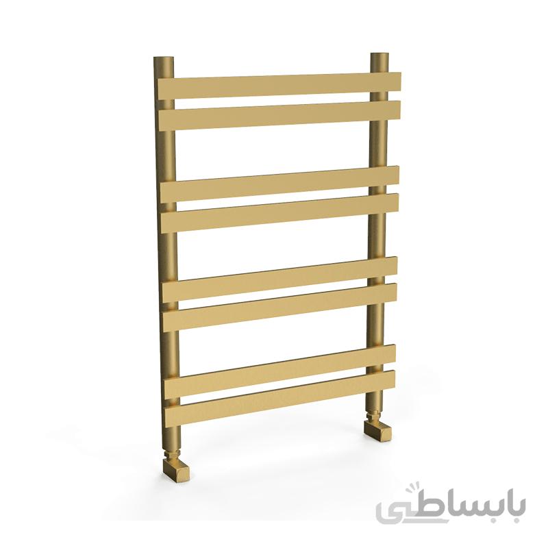 حوله خشک کن استیل الوند طلایی مات