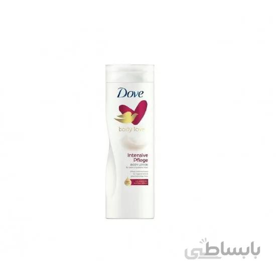 لوسیون مرطوب کننده بدن داو اورجینال آلمان مدل Intense Care Body Lotion مناسب پوست های خشک حجم 400 میل