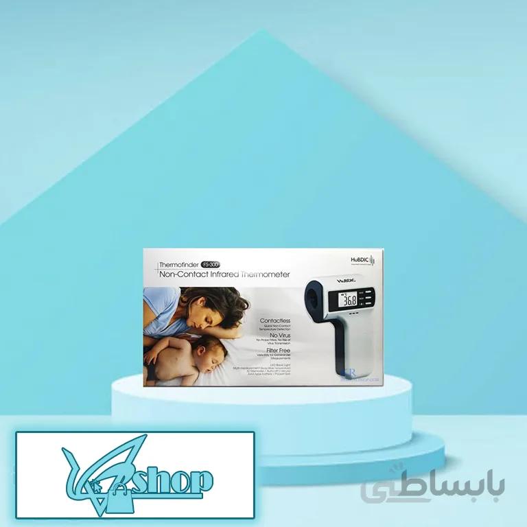 تب سنج مادون قرمز لیزری با پایه hubdic مدل fs-300 ا Hubdic FS-300 Infrared Laser Thermometer