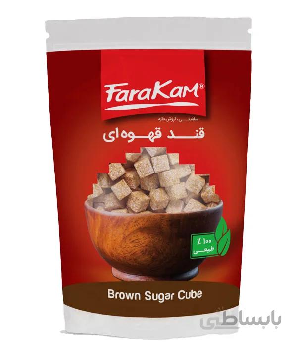 قند قهوه ای با طعم هل و گلاب فراکام