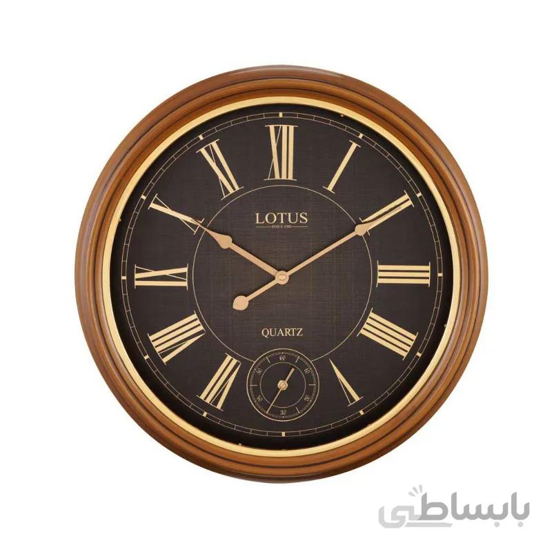 ساعت دیواری چوبی لوتوس مدل 9041