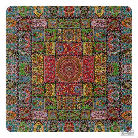 رومیزی مربع ترمه طرح وصال کد 805