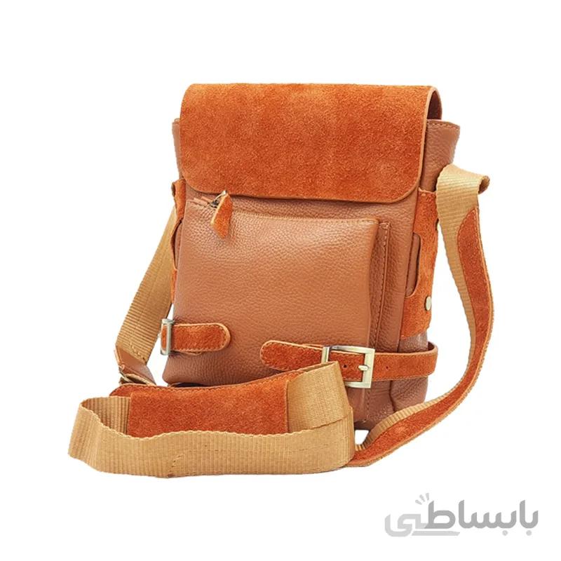 کیف دوشی چرم طبیعی آروین چرم کد AR-170