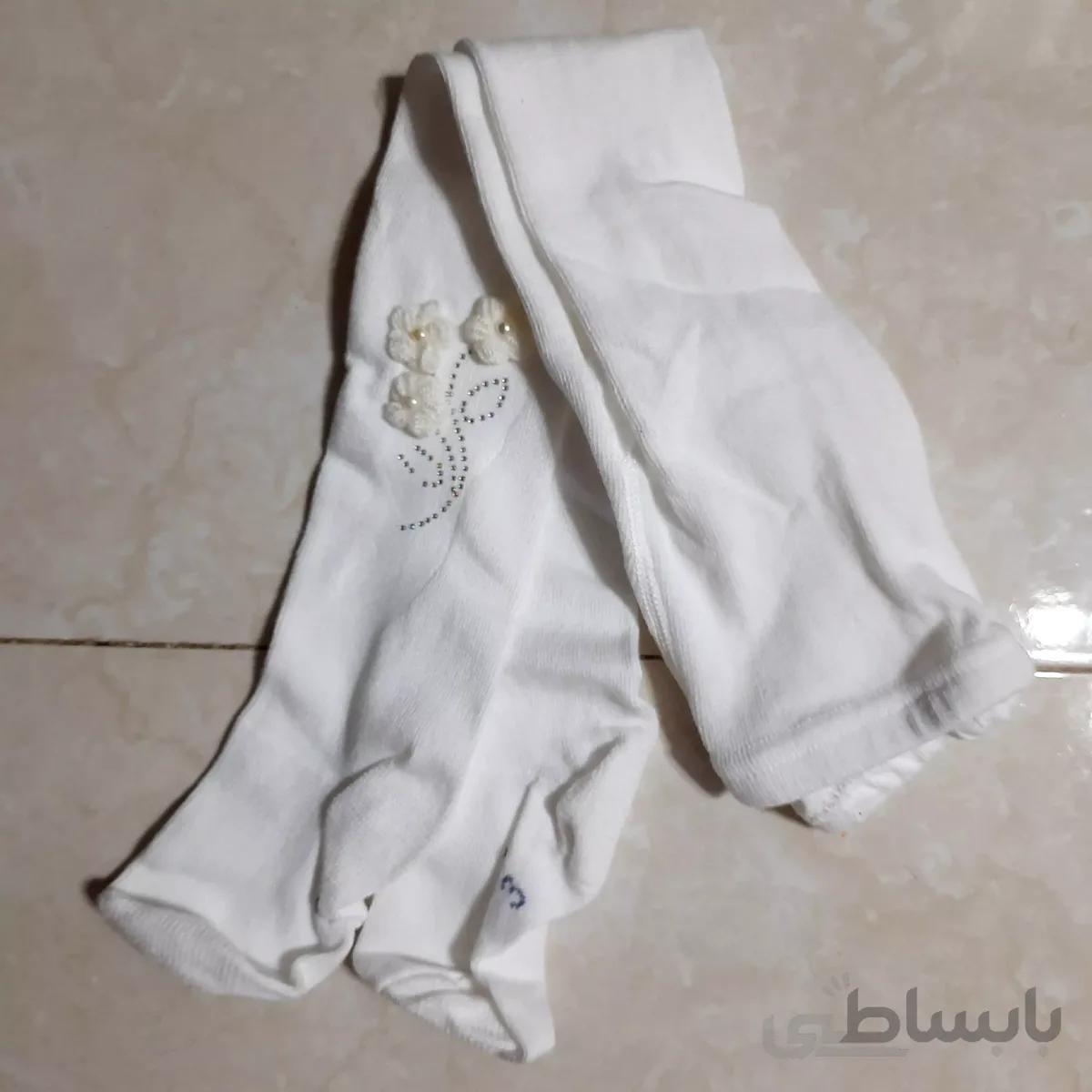 جوراب شلواری پاییزه و بهاره دخترانه 1 ساله تا 7 ساله مشکی 1