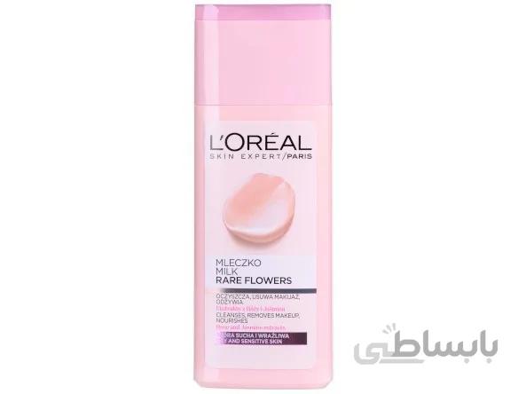 شیر پاک کن گل اورال پوست خشک و حساس milk rare flowers حجم 200 میل