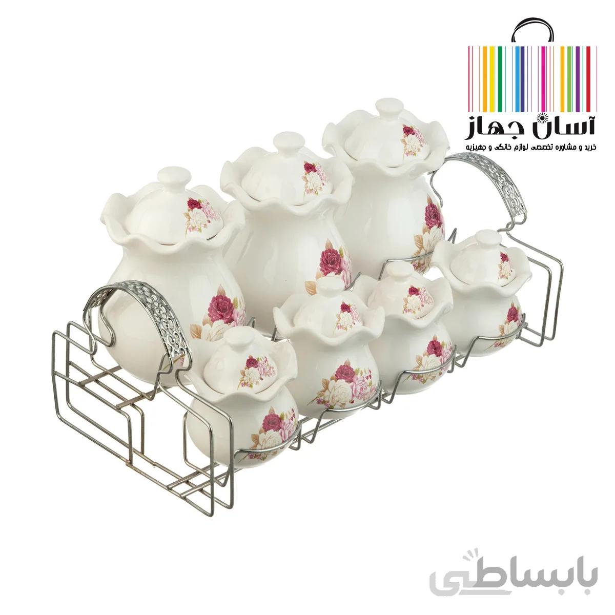 ست جا ادویه 7 پارچه مام کد 22