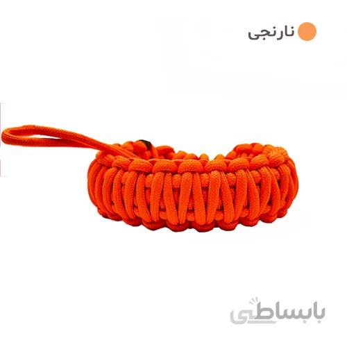 بند مچی دوربین عکاسی پاراکورد نارنجی Camera Strap Paracord 015