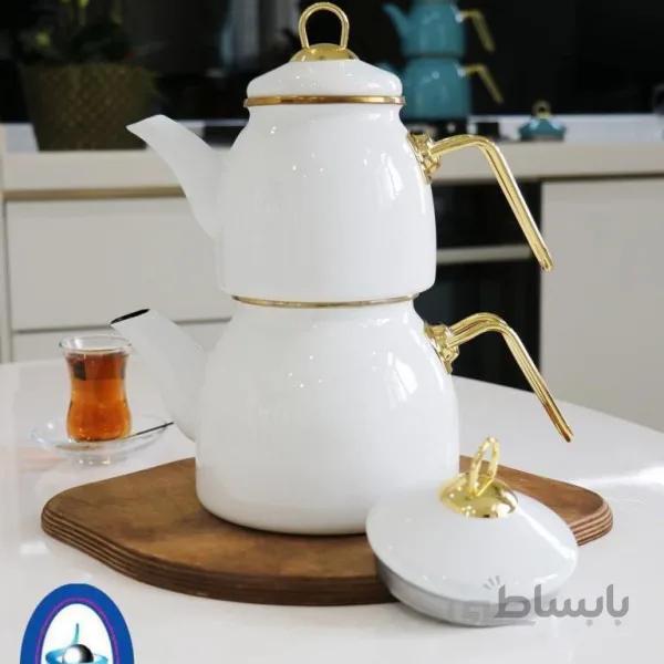 کری قوری لعابی لایت سفید