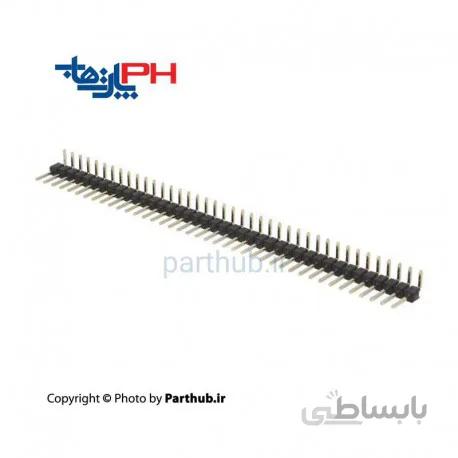 پین هدر نر 1x40 نود درجه 2.54mm