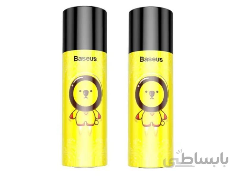 پک 2 عددی باتری قلمی شارژی بیسوس Baseus AA Rechargeable Li-ion Battery 2100mWh ACCB-A2L دارای پورت