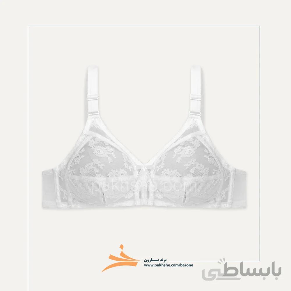 سوتین بدون فنر سه تیکه توری برند بارون کد 550