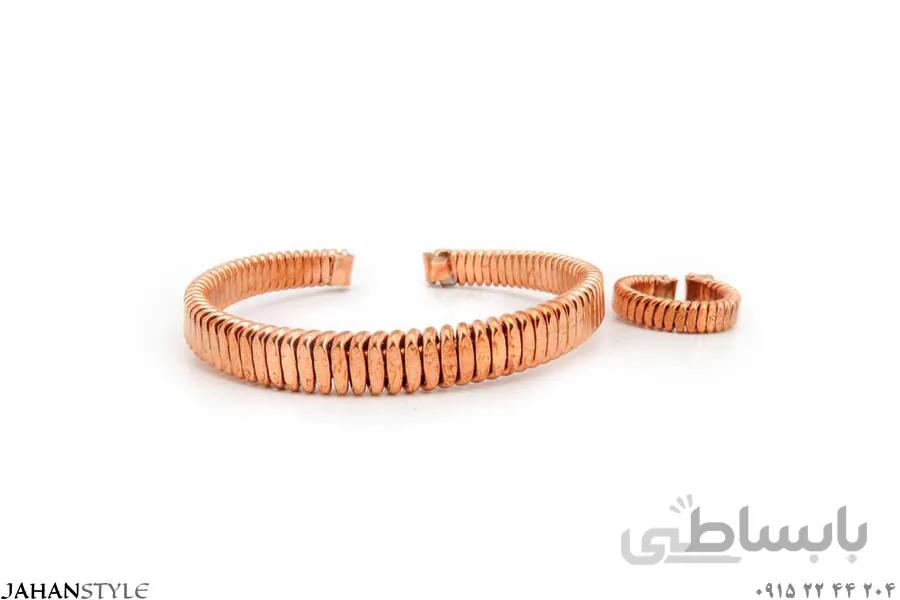 نیم ست مسی زنانه و مردانه کد 587979