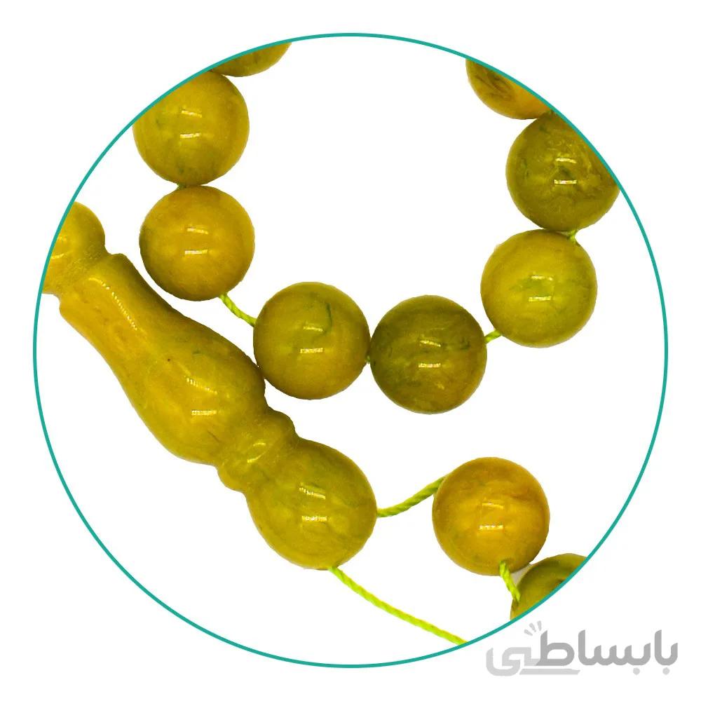 تسبیح سنگ کهربا مدل 3538