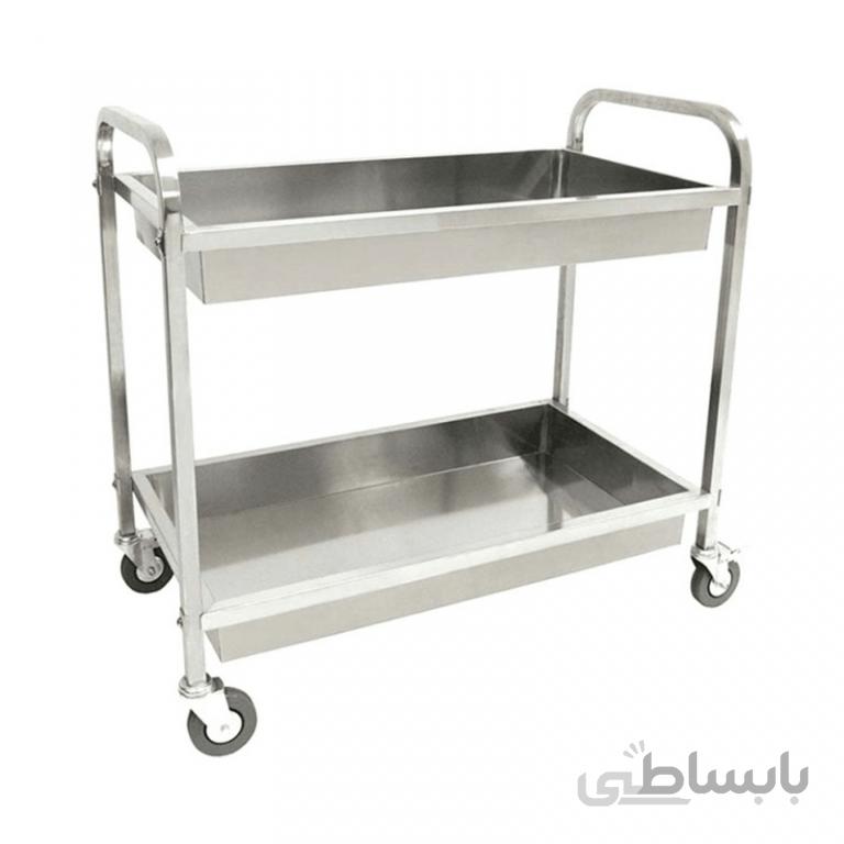 ترالی حمل غذا استیل مدل 612
