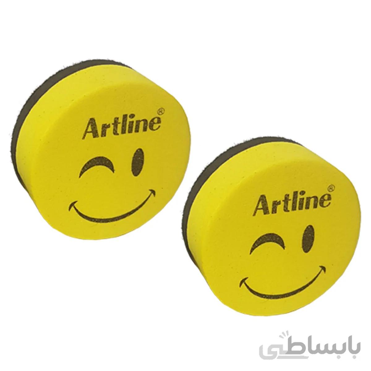 تخته پاک کن وایت برد مغناطیسی آرت لاین مدل چشمک- بسته دوعددی ا Artline Magnetic Eraser - 2 Pcs